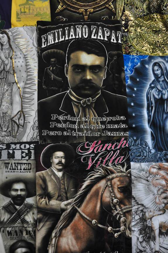 Os dois mais famosos revolucionários mexicanos (em Guadalajara, no México)